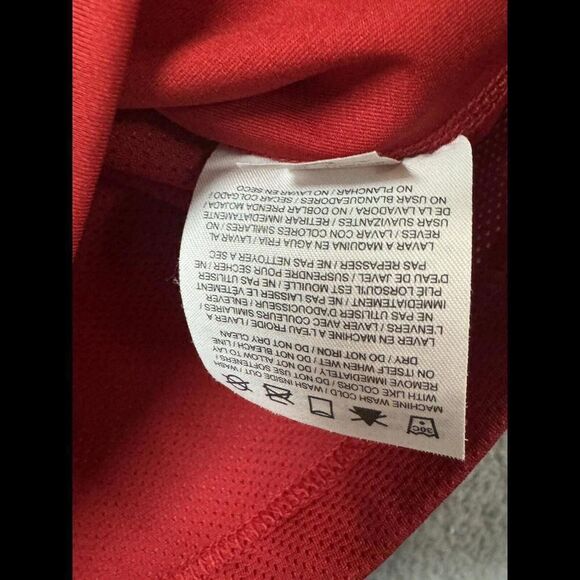 Nike 49ers Shirt Mens XL Red Short Sleeve Dri Fit Distressed San Francisco Tee - Picture 3 of 10